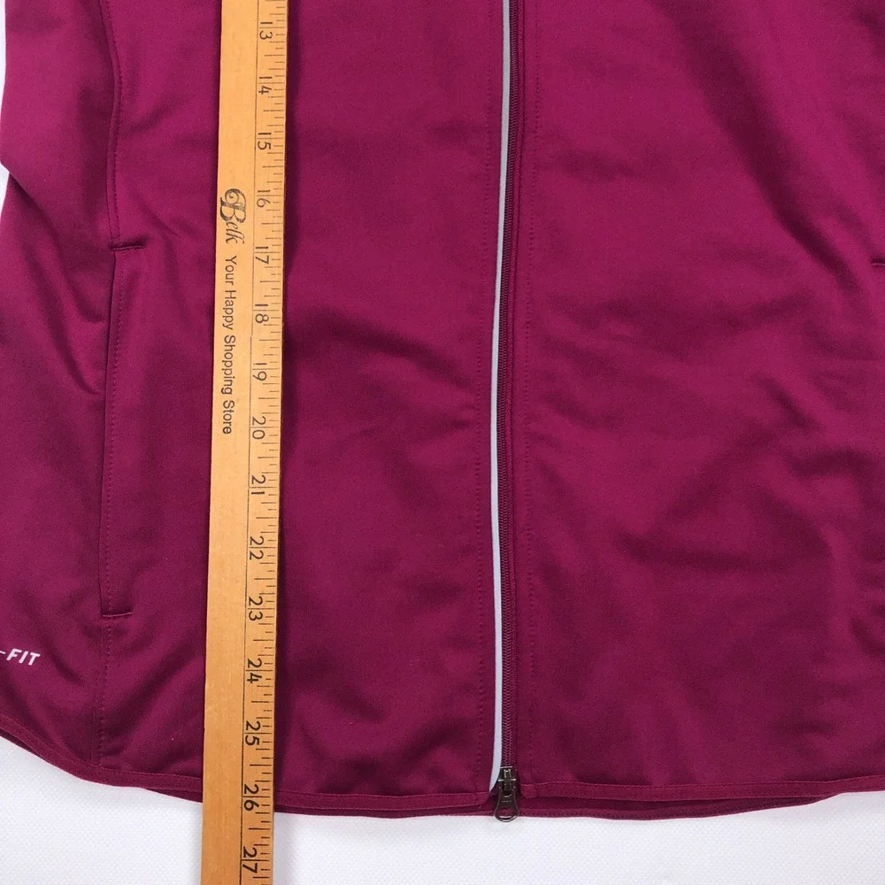 Nike Womens Element Thermal Full Zip Running Jacket Purple Large L